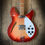 Thumbnail: 1997 Rickenbacker 360-12 V64 Fireglo.