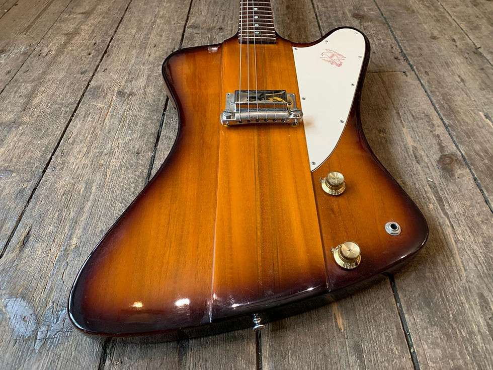 Thumbnail: 2002 Gibson Custom Shop Firebird 1 in Sunburst finish. COA & hard shell case