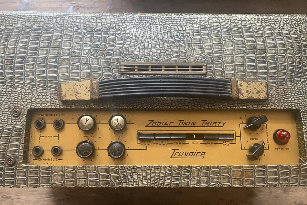 Thumbnail: 1964 SELMER Crockskin ZODIAC TWIN THIRTY COMBO.