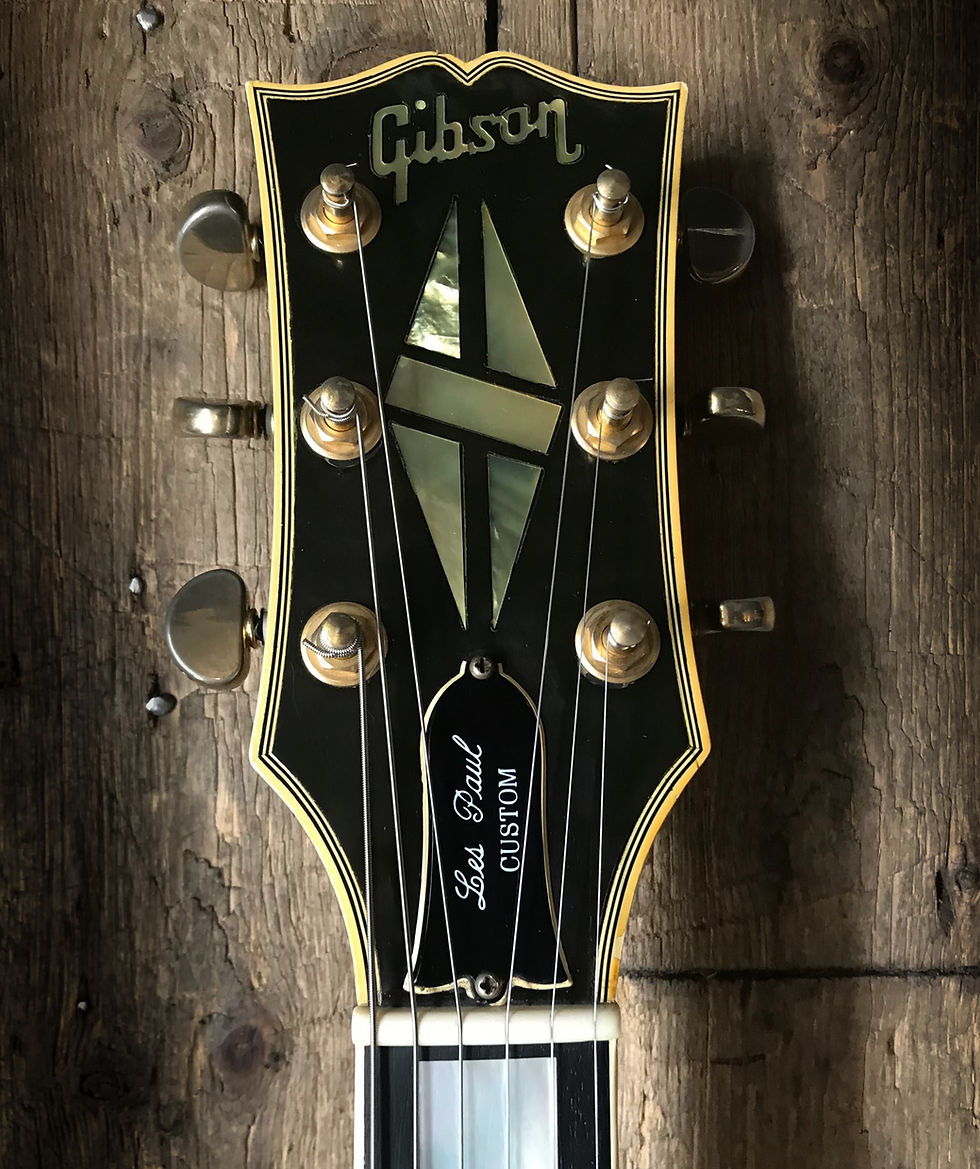 Thumbnail: 1975 Gibson Les Paul Custom in Ebony finish