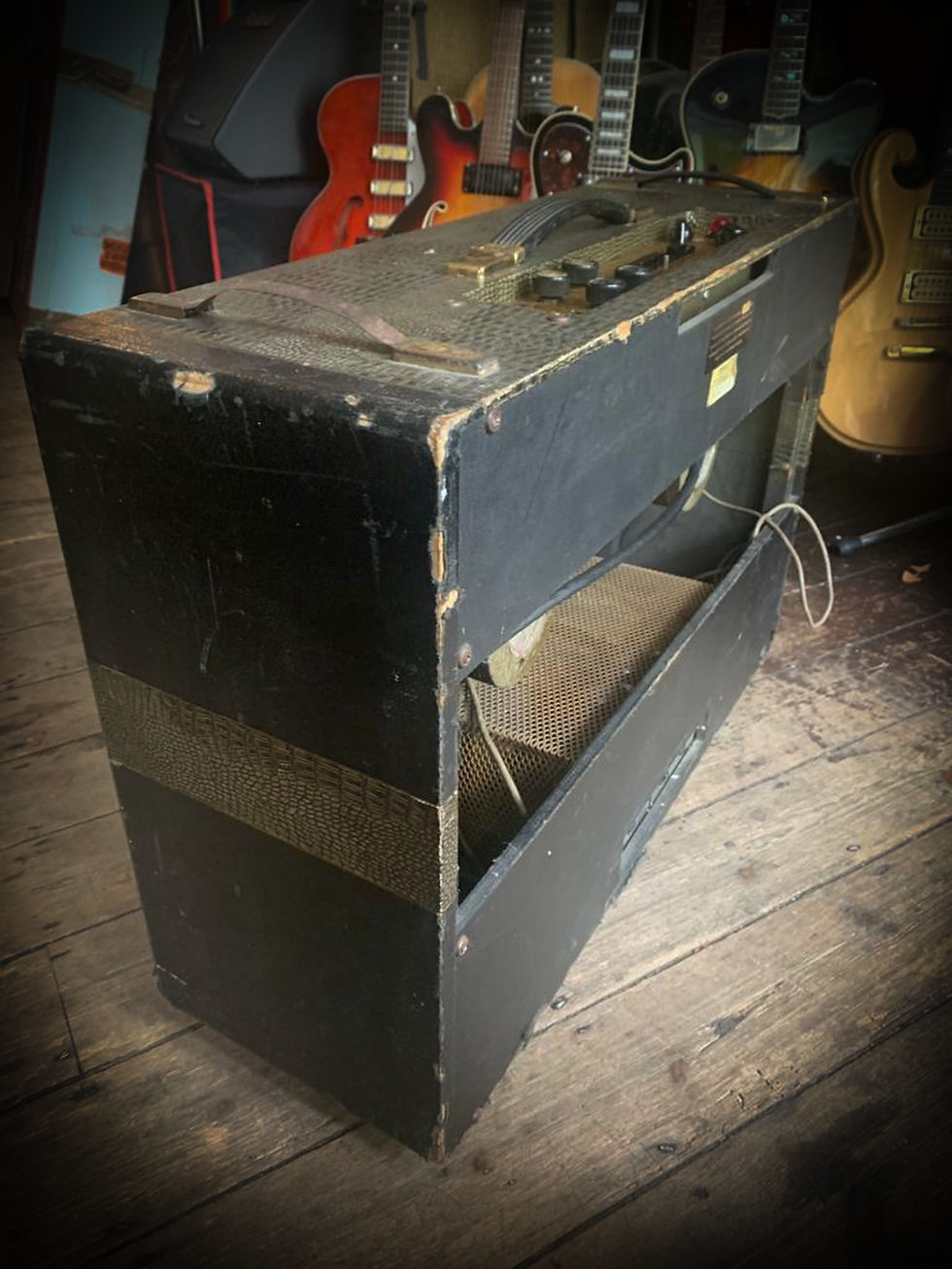 Thumbnail: 1964 SELMER Crockskin ZODIAC TWIN THIRTY COMBO.