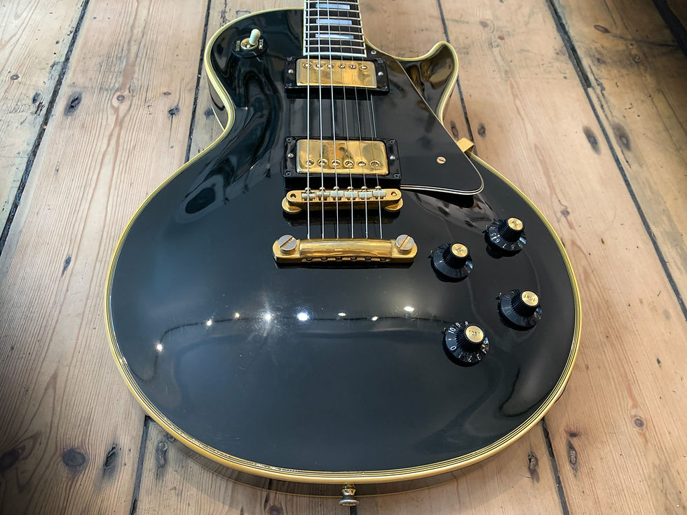 Thumbnail: 1969 Gibson Les Paul Custom Ebony with original hard shell case