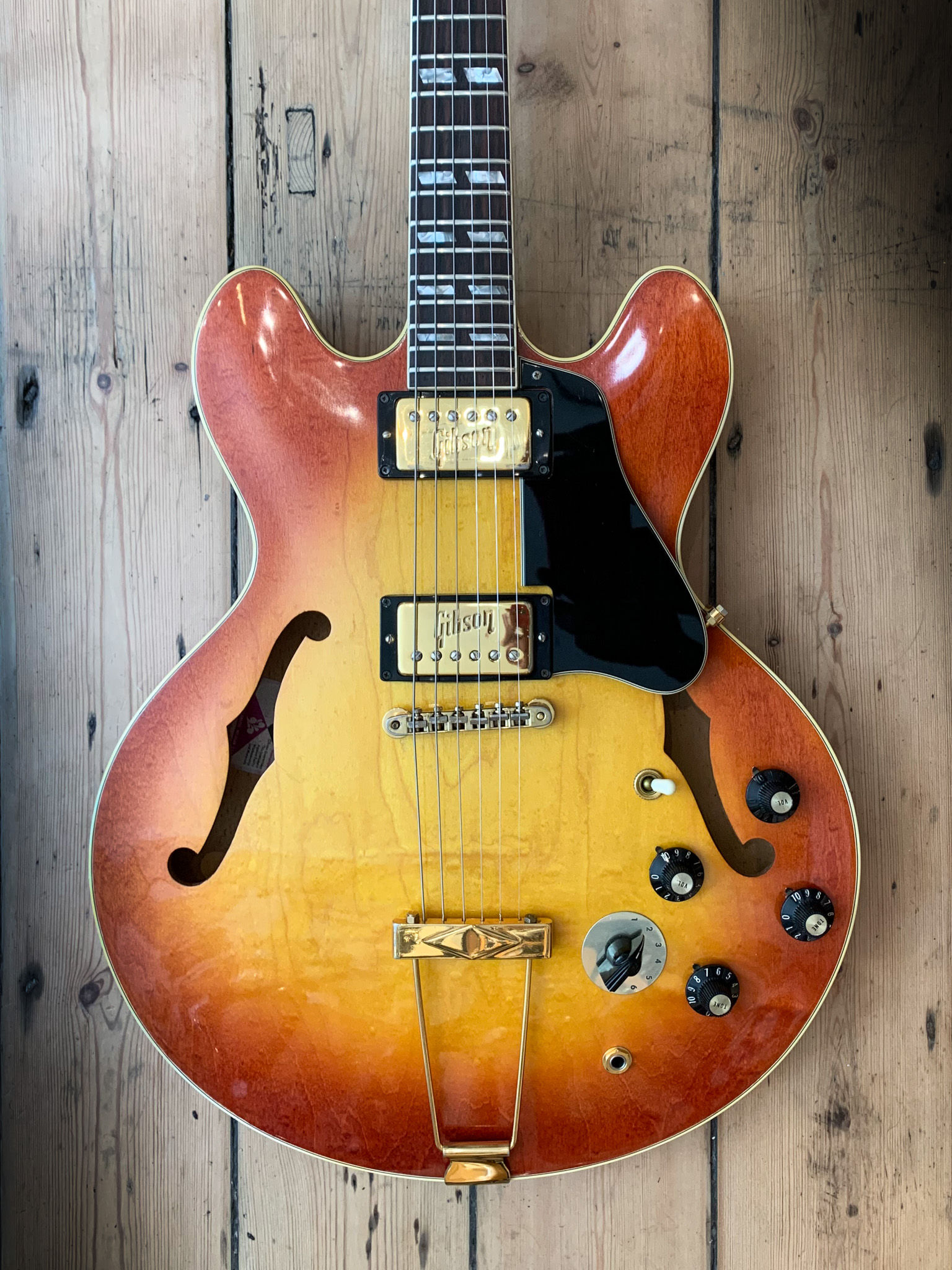 1972 Gibson ES 345 Stereo Varitone in Pale Cherry sunburst