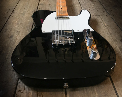 2004 Fender Made in Mexico Telecaster in Black with Maple neck
