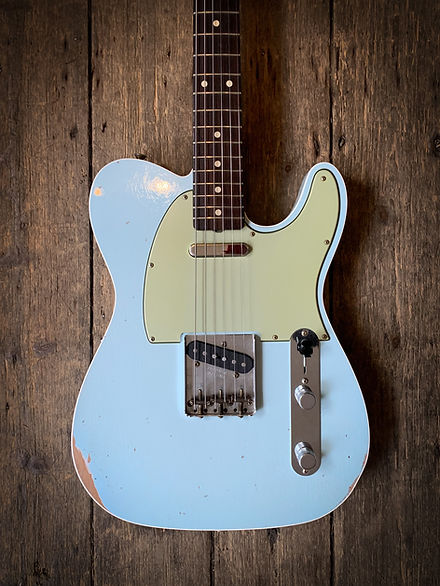 2023 Fender Custom Shop 1960 Tele Custom Relic Sonic Blue. | New