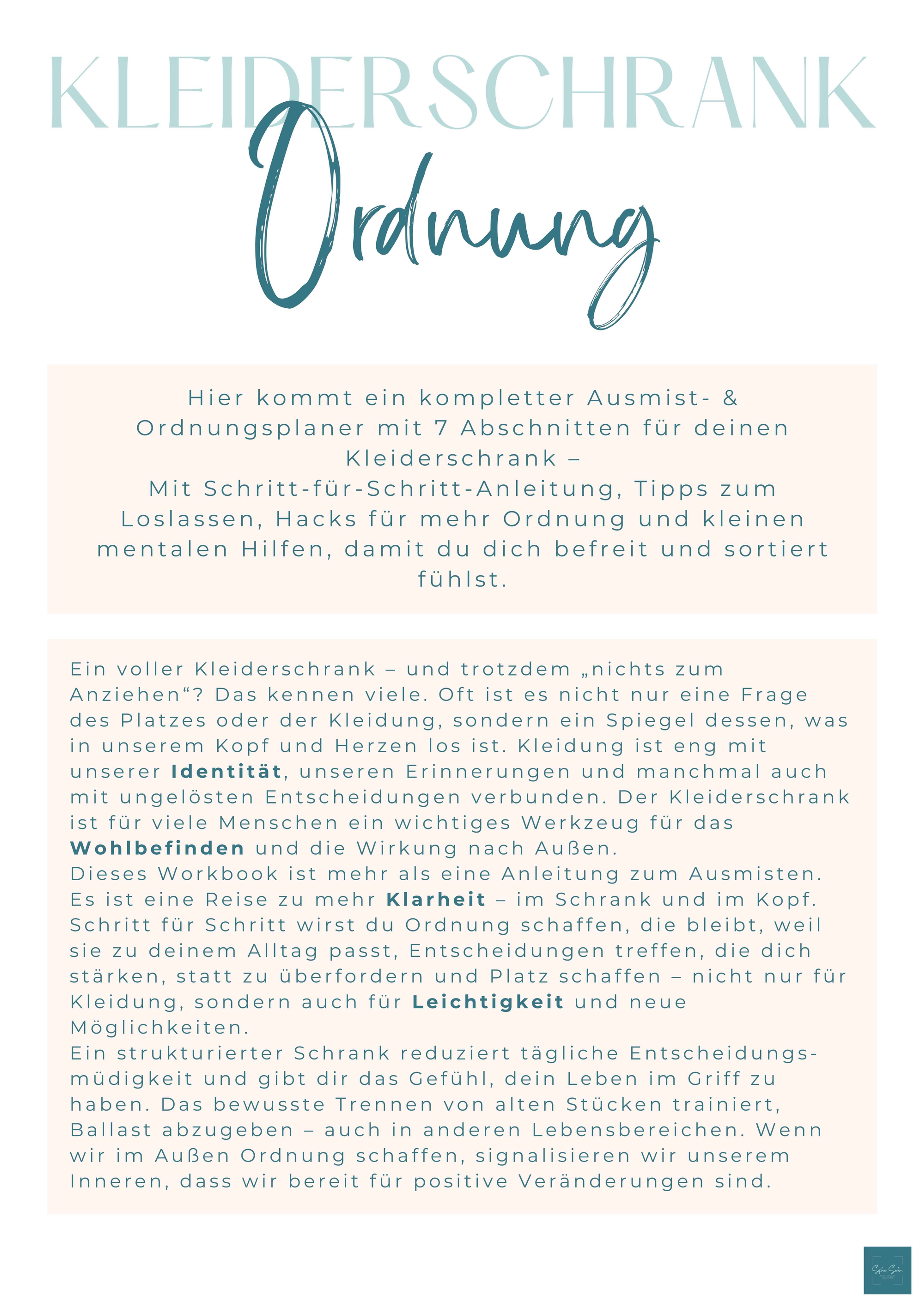 Ordnung im Kleiderschrank