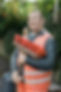 Alltagsmenschen Bauarbeiter Betonfiguren Eschborn