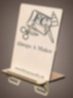 Thumbnail: Customisable Wooden Mobile Phone Stand Kit