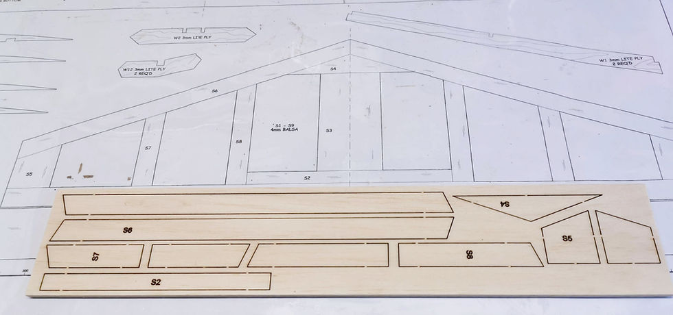 First parts cut and ready for assembly