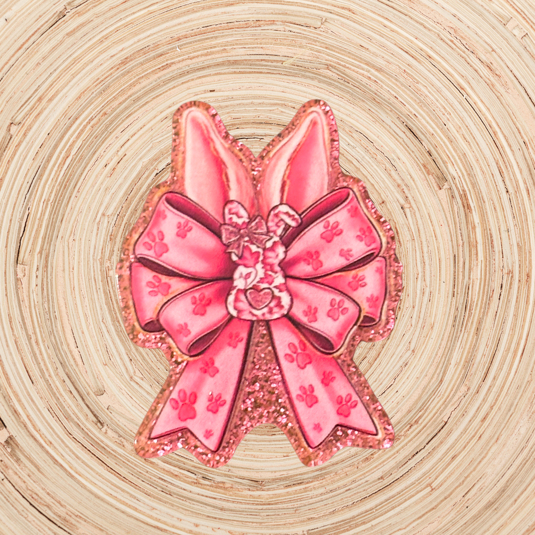 Pink Bunny Bow