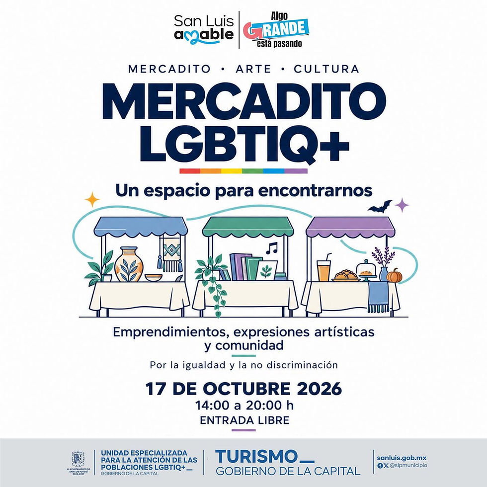Gobierno de la Capital invita al primer mercadito LGBTIQ+