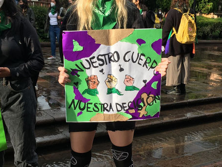 Potosinas conmemoran el #28S2021