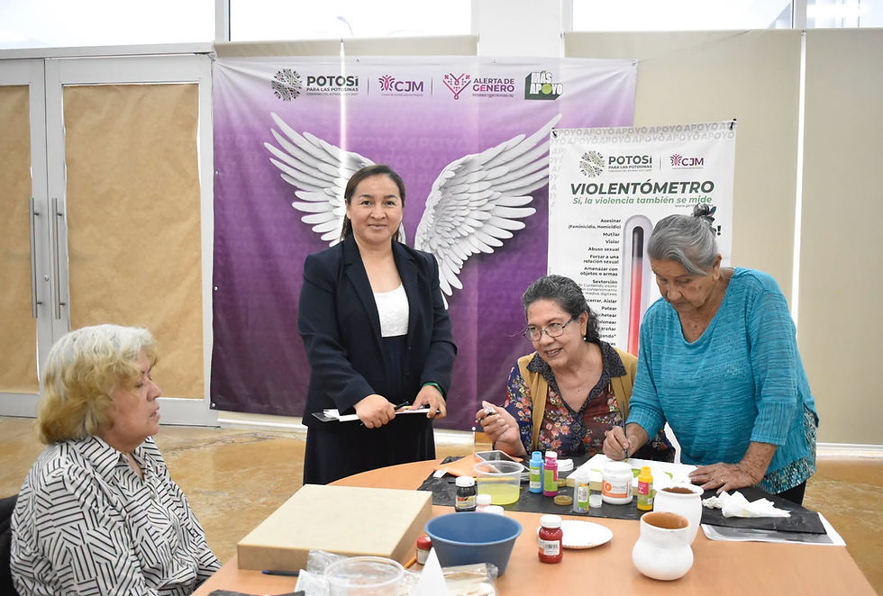 Más de 100 mujeres fortalecen su autonomía con talleres productivos en SLP