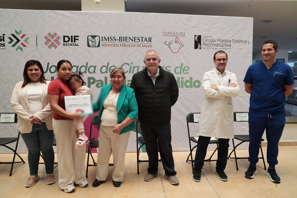 DIF Estatal ofrece cirugías gratuitas a niñas y niños con labio y paladar hendido
