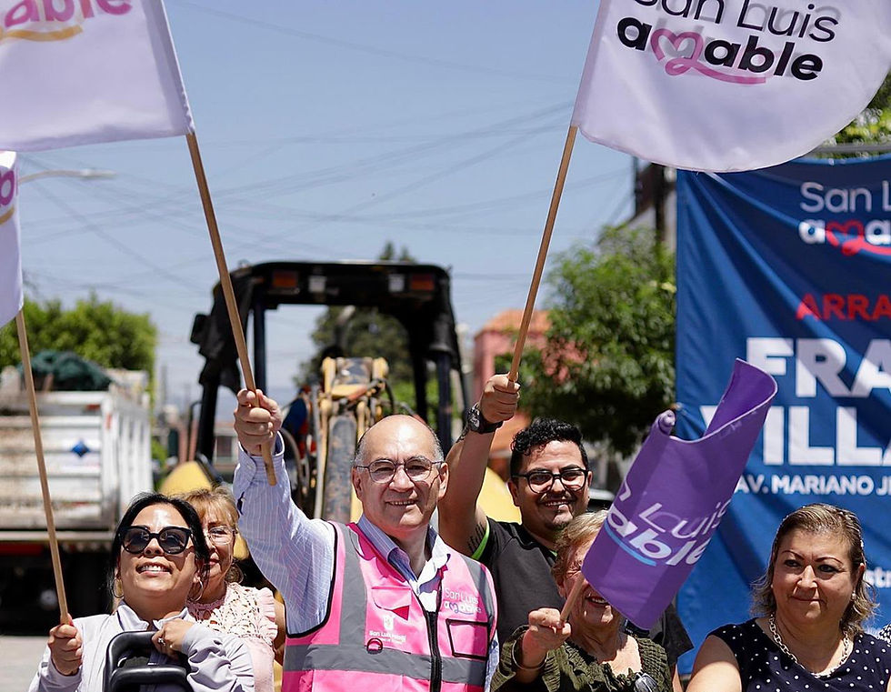 Arrancan cinco nuevas pavimentaciones en una semana en la capital potosina