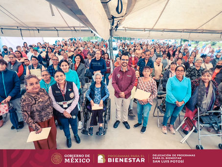 Inicia registro a la Pensión Mujeres Bienestar en SLP