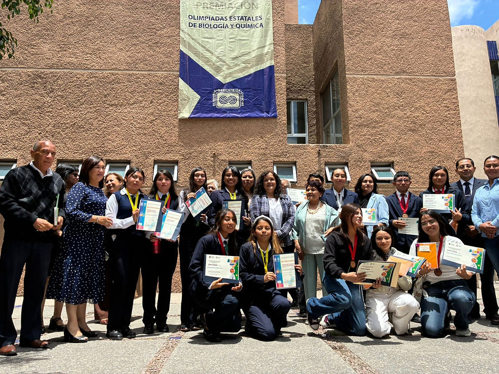 Estudiantes del SEER destacan en Olimpiadas Estatales de Química y Biología
