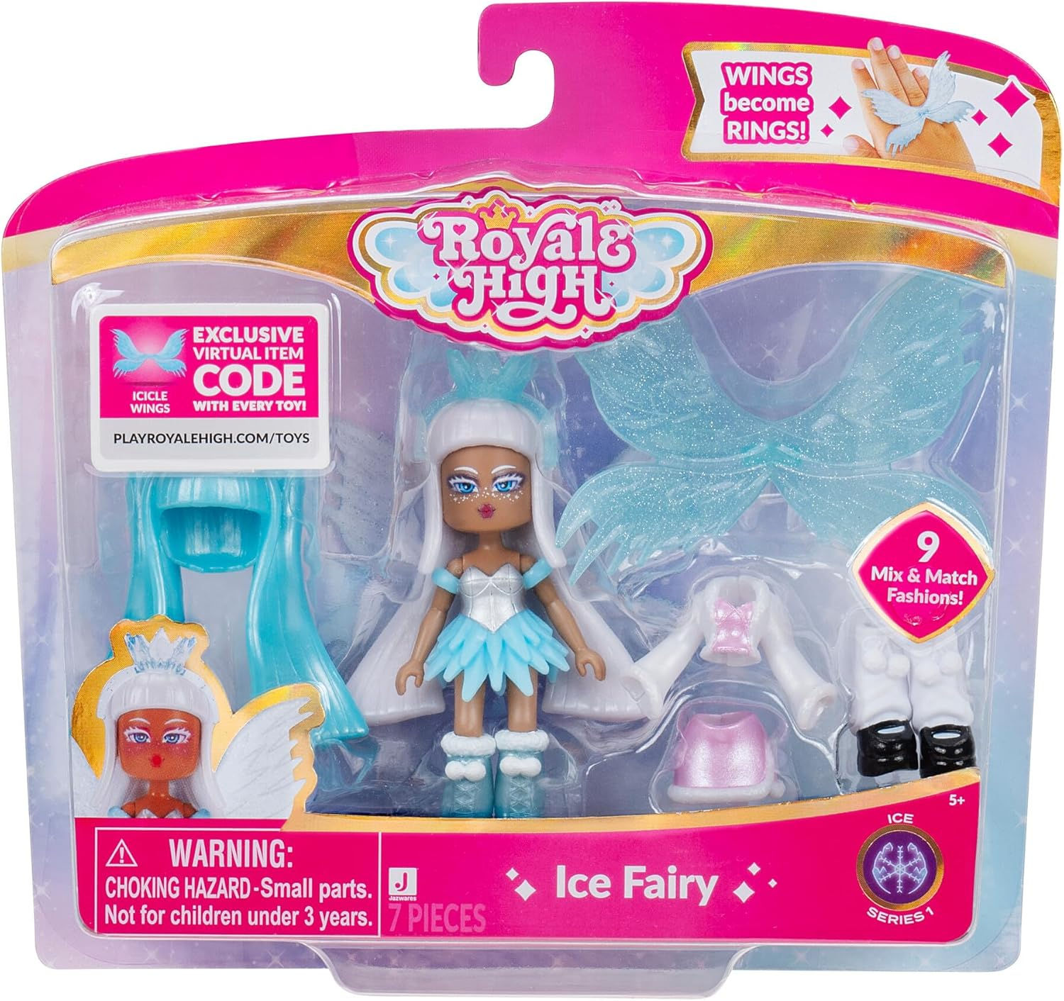 ROYAL HIGH HADA DE  LA LUZ FIGURA  JAZWARES