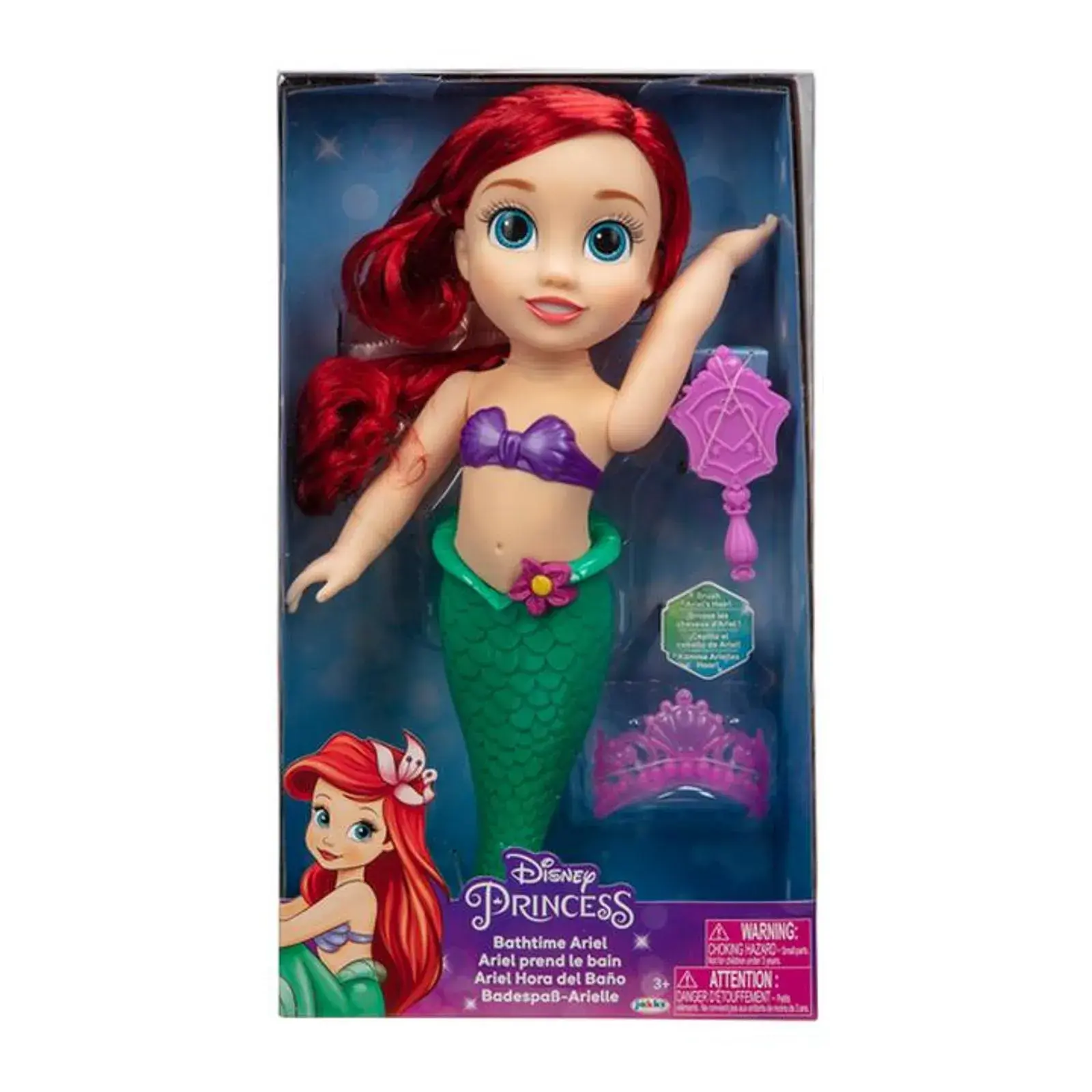 PRINCESA ARIEL  SIRENITA BATHTIME  JAKKS PACIFIC