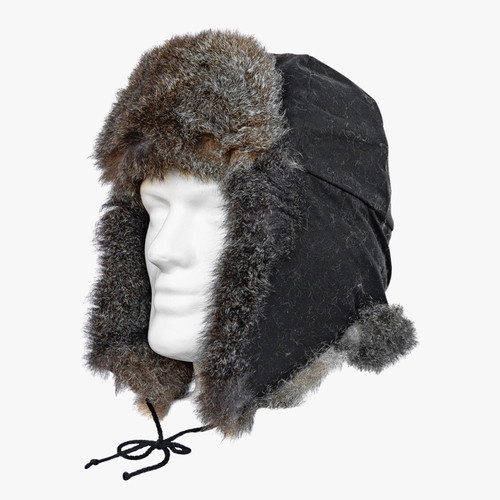 Possum Fur Oilskin Trapper Hat Possum People Wix