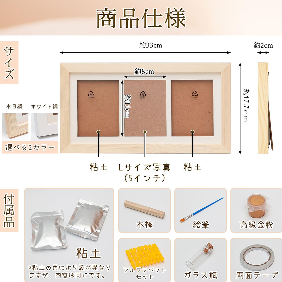 サムネイル： メモリアルフォトフレーム — 足あととともに —