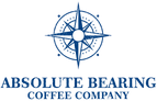 A compass rose with coffee beans instead of cardinal directions, radiating from a central coffee cup, representing navigation
