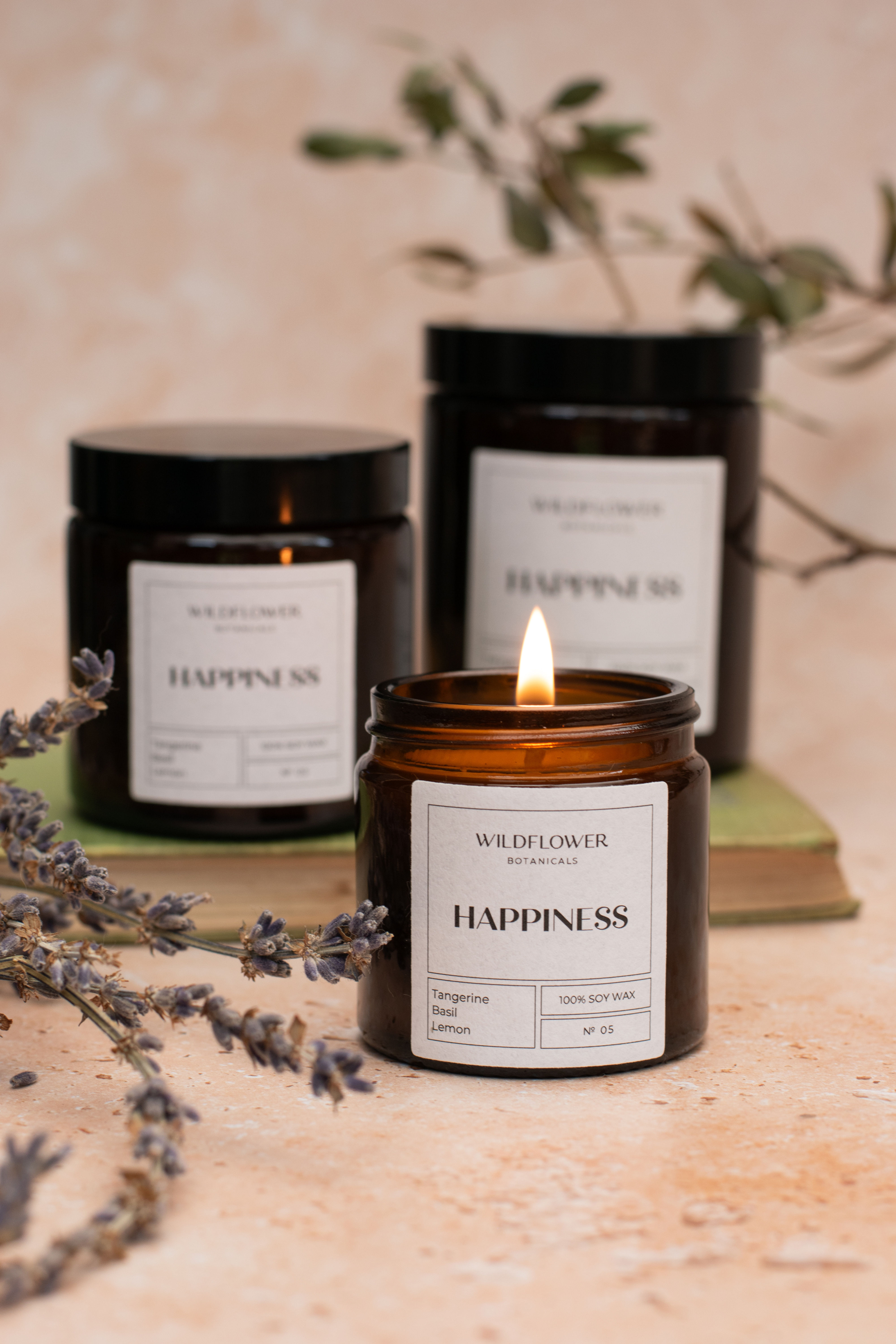 Happiness Candle