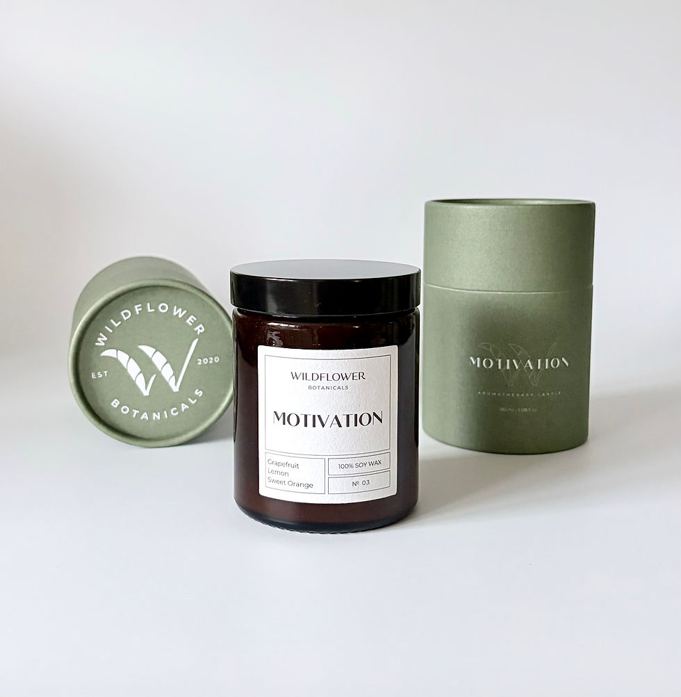 Thumbnail: Motivation candle in gift box