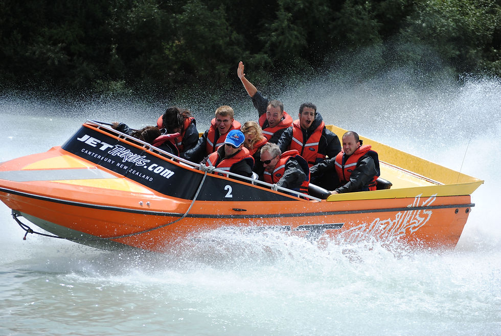 Jet Boating on the Waimakaririri River