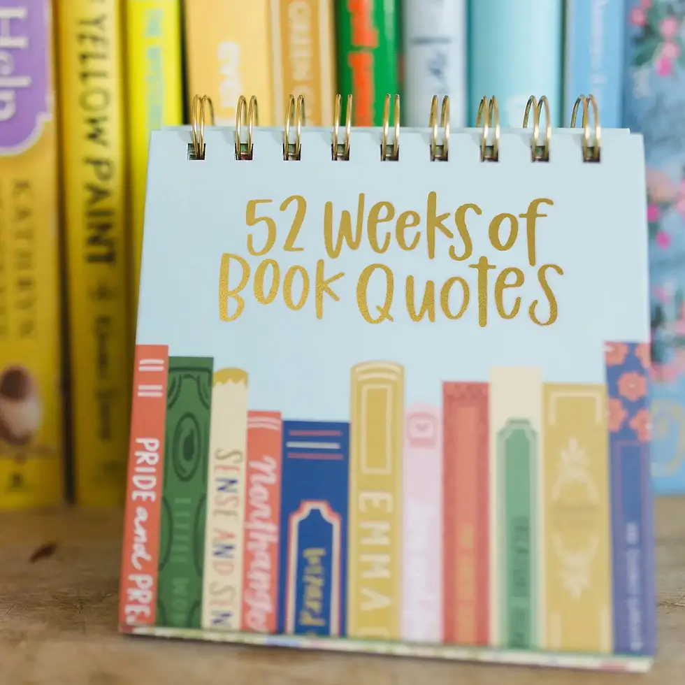 Thumbnail: 52 Weeks of Book Quotes
