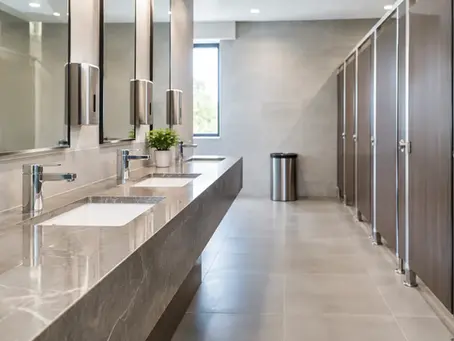 Mejores materiales para baños públicos duraderos
