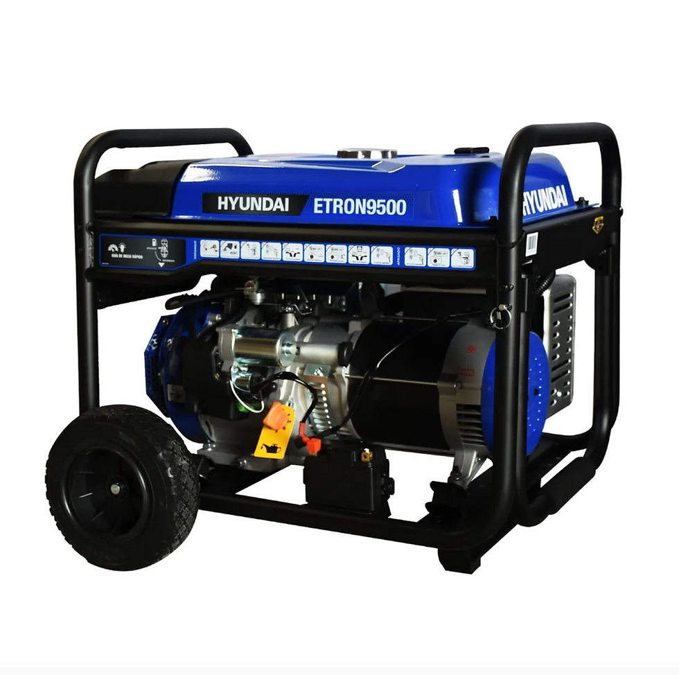 GENERADOR PROFESIONAL HYUNDAI 9KW C/MOTOR 18 HP 110V/220V - ETRON9500