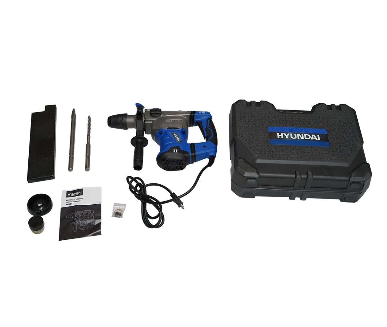 MARTILLO DEMOLEDOR ELECTRICO HYUNDAI VOLTAJE 1500W/12J/4100GPM - HYMD12