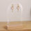Miniature : Boucles d'oreille "Petites fleurs white peach" Fall in love x5