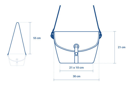 Miniature : Sac bandoulière Calypso