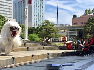 第1回 浜松エイサーどまんなか祭り にて
