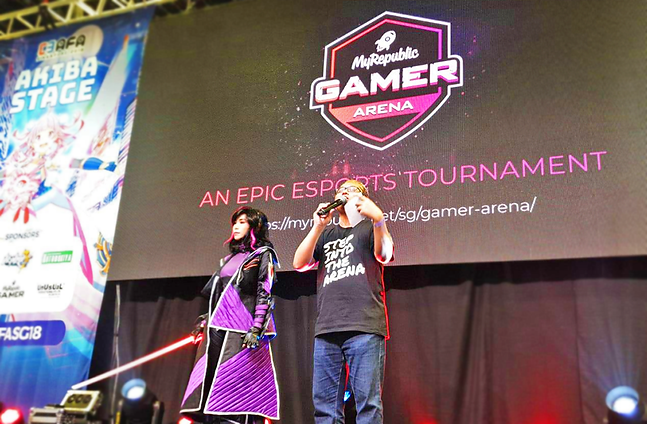 GAMER Arena Cosplay on Stage.png