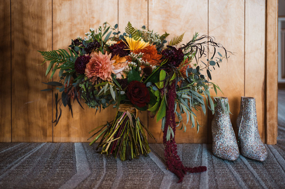 Hope and Tannar's full wedding with flowers by A&E Florals LLC