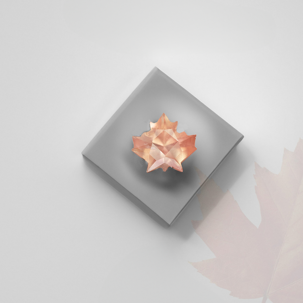 彩色寶石, 珠寶, 切割, 裸石,  gemstone, jewelry, 楓葉, maple leaves, autumn, 秋秋