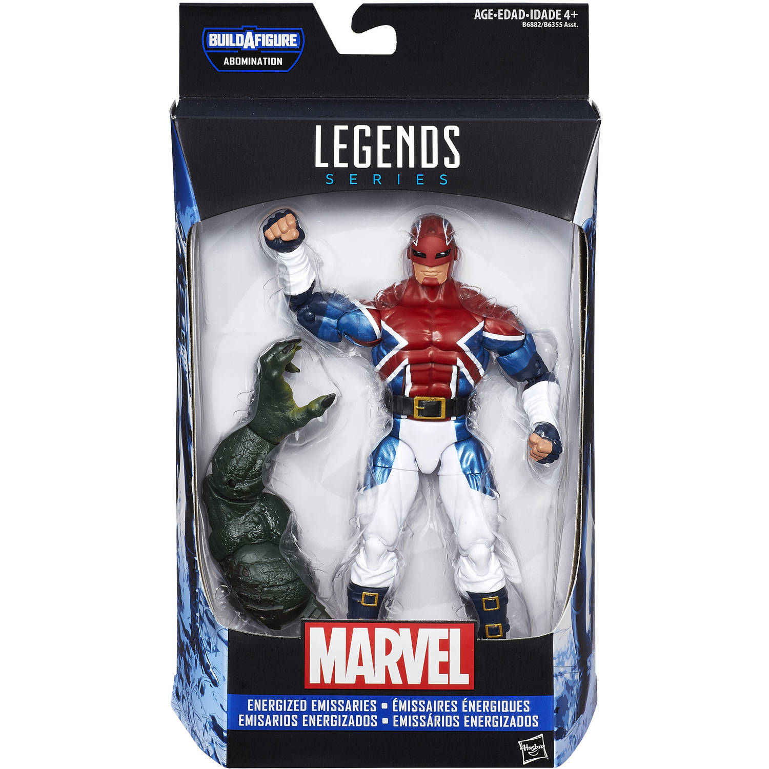 Marvel Legends series capitão britânia baf abominável 2016 novo