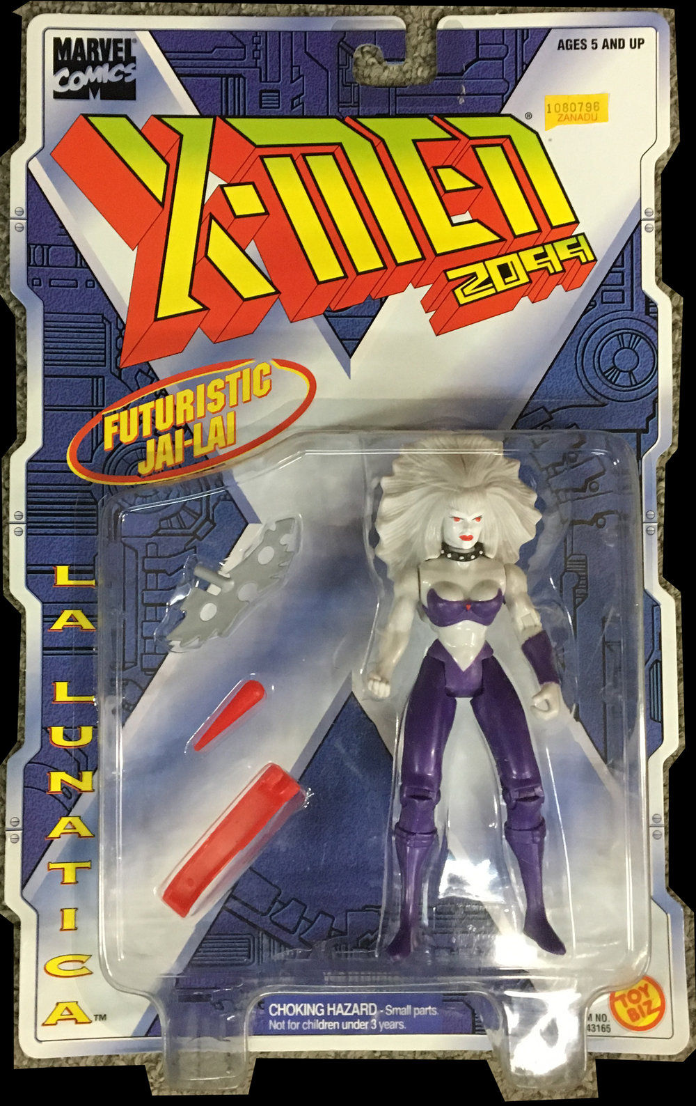 boneca la lunatica x-men 2099 futuristic jai-lai marvel comics toy biz