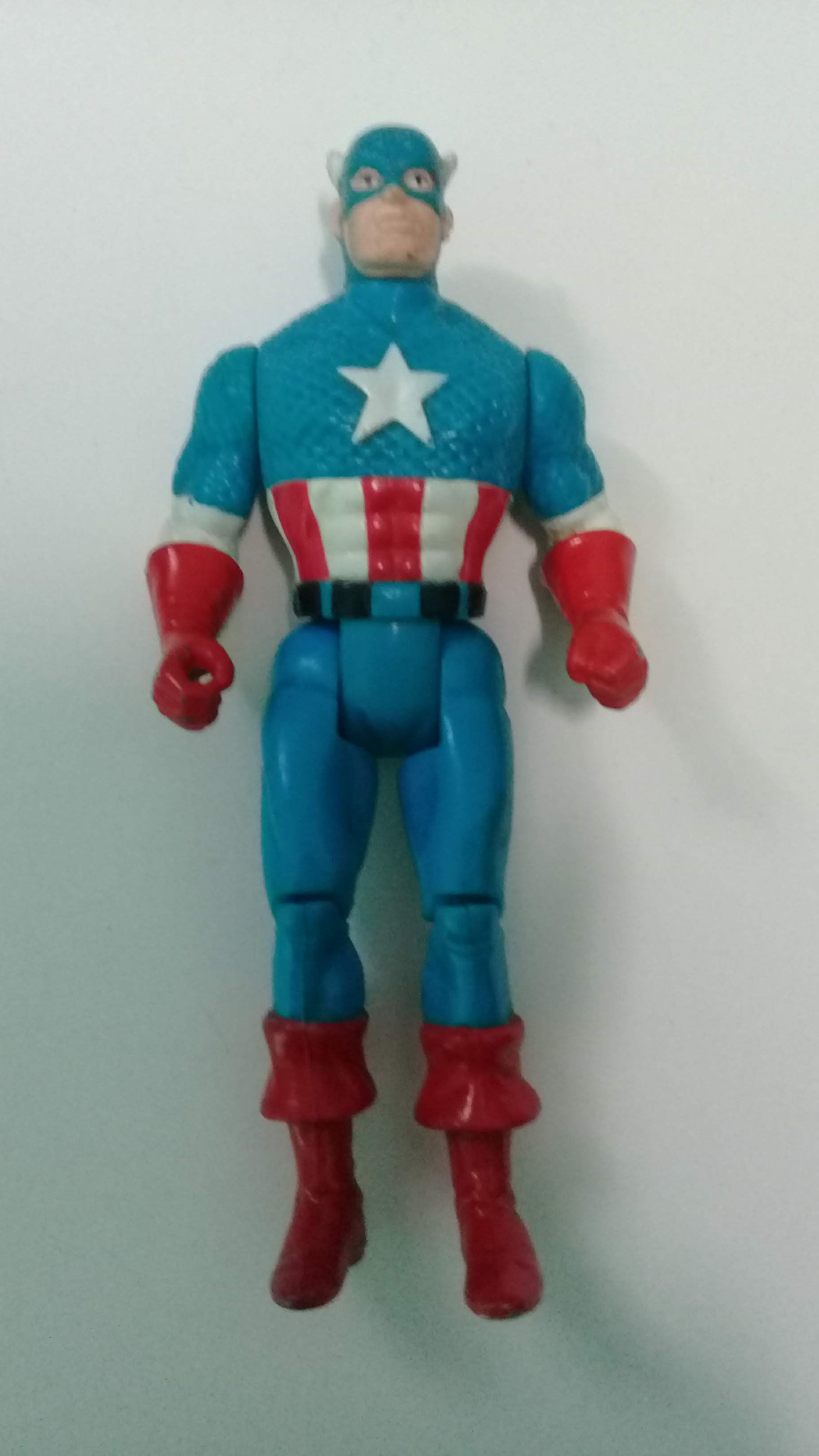 boneco Capitão América Marvel super heroes toy biz