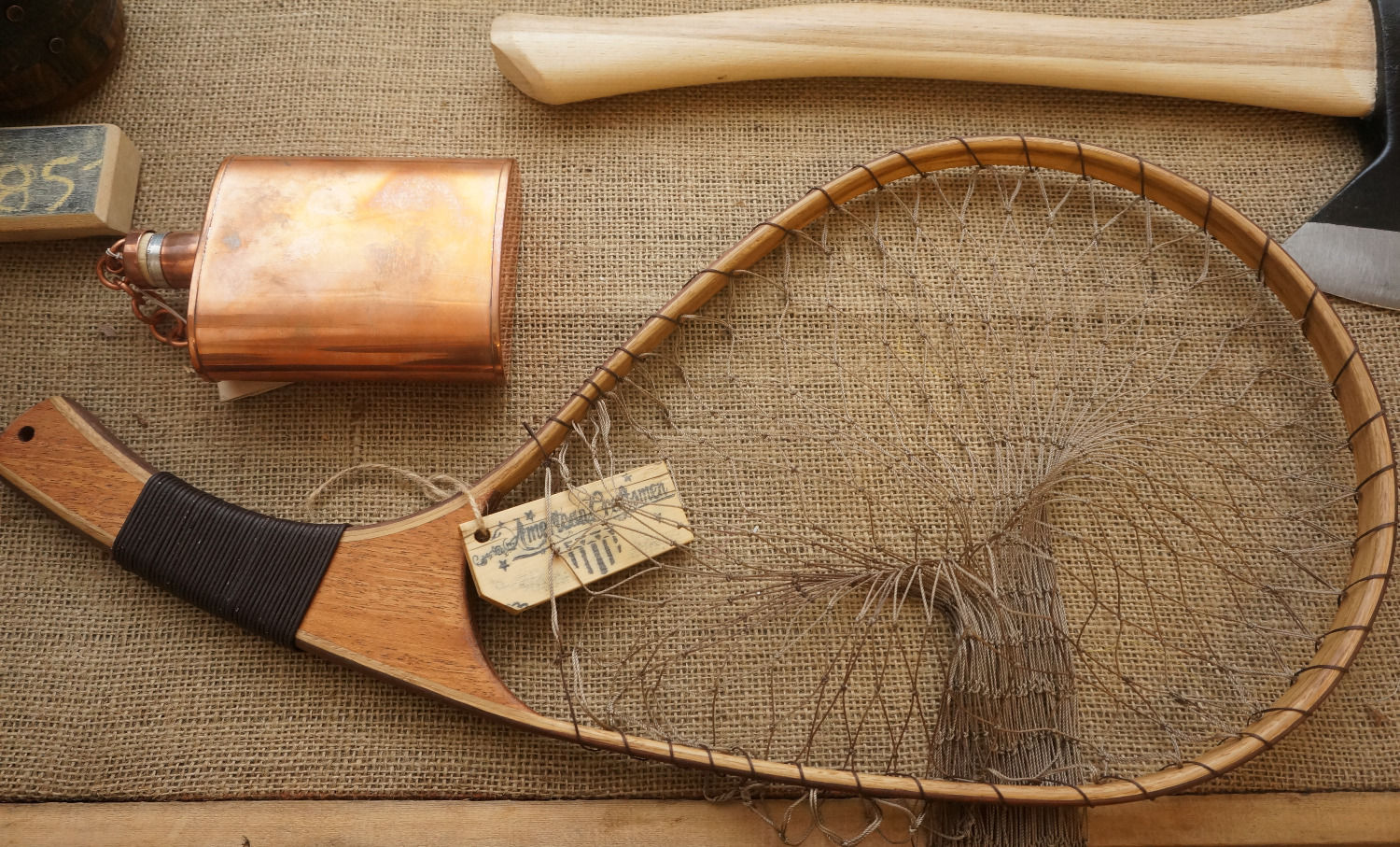 Curved Wood Fishing Net