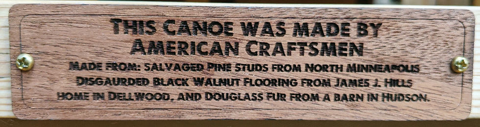 Thumbnail: Handmade Skin on Frame Canoe