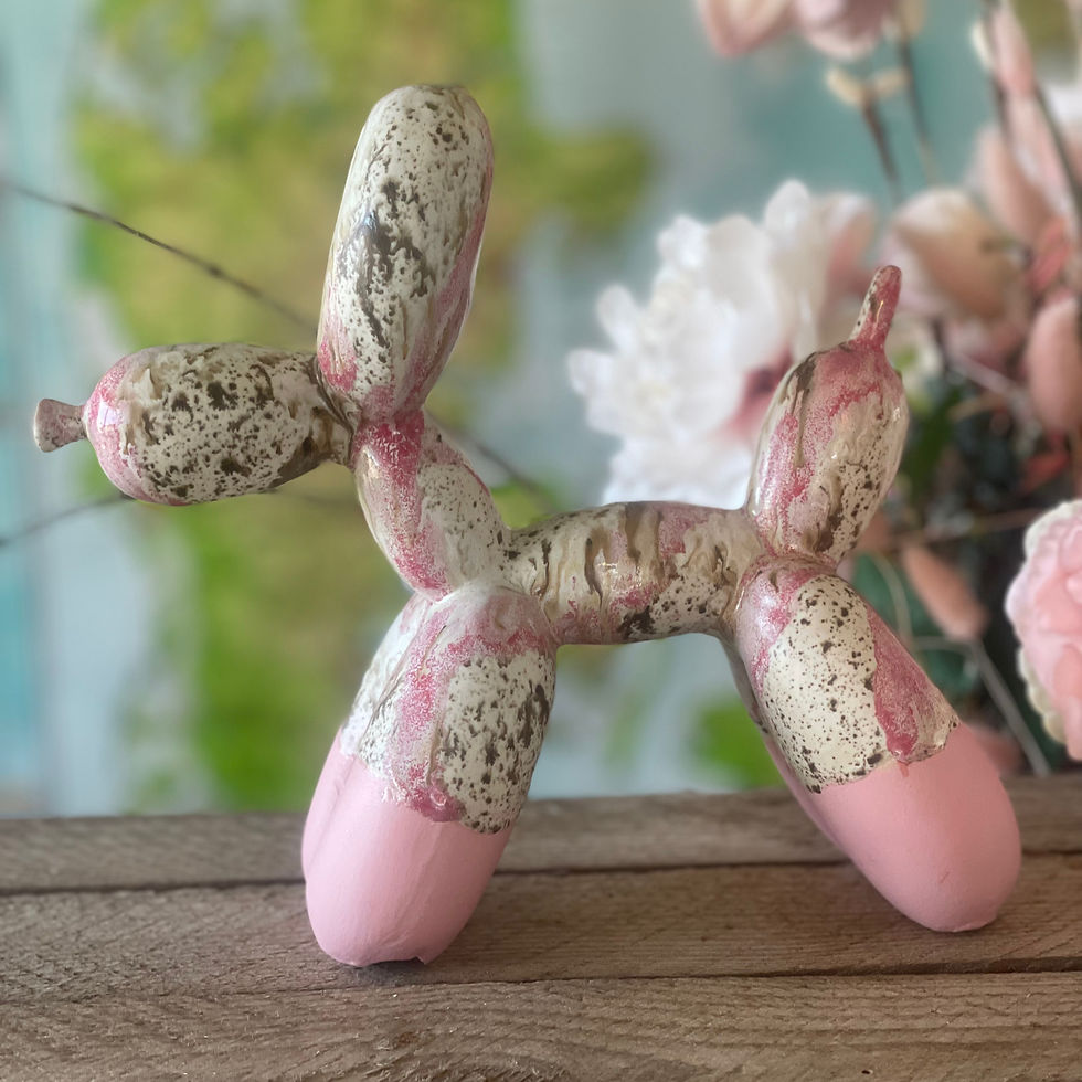 ballonhund i keramik