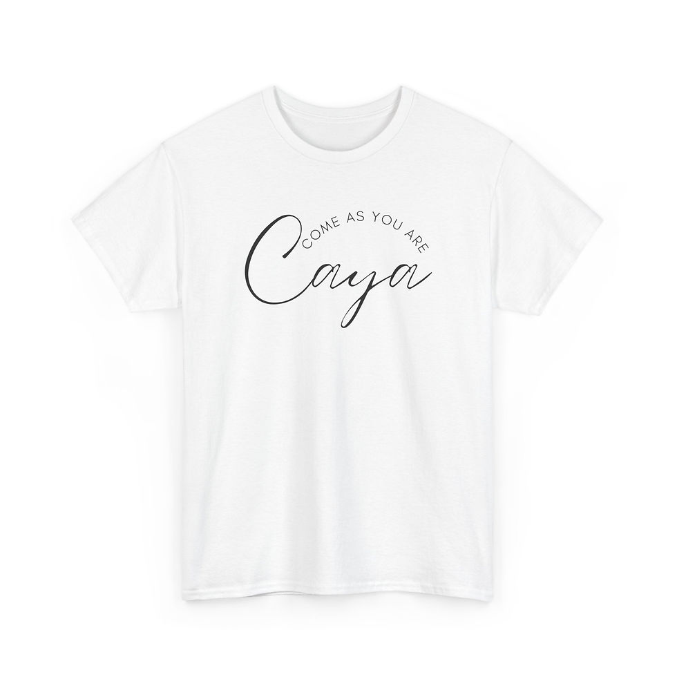 Caya 'Come As You Are' Unisex Heavy Cotton Tee - Comfortable Casual Wear