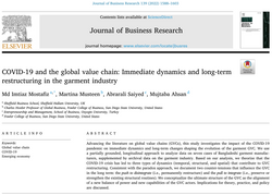 COVID-19 and the global value chain: Immediate dynamics and long-term restructuring in the garment i
