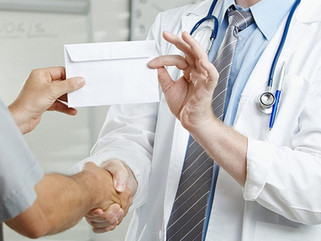 Devolução de dinheiro de Consulta ou Procedimento do Médico ao Paciente