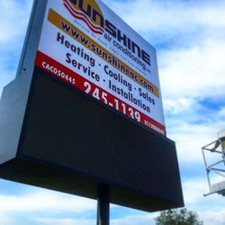 New project HD Video Addition to Sunshine AC! Great addition to their existing road sign to help dri