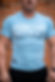 Sports Sky Blue T-shirt with White Inscription